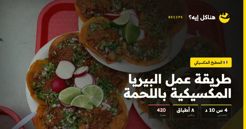 طريقة عمل البيريا المكسيكية باللحمة — المطبخ المكسيكي على هناكل إيه؟