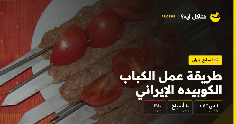 طريقة عمل الكباب الكوبيده الإيراني — المطبخ الإيراني على هناكل ايه؟