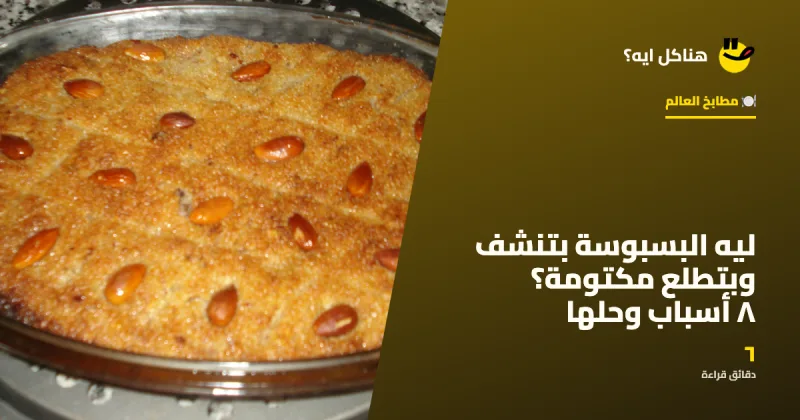 Why Basbousa Gets Dry and Dense: 8 Reasons and Solutions